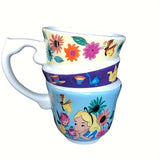 1pc, Novelty Mad Hatter Ceramic Coffee Mug - Alice In Wonderland Design, Hand Wash Only, Reusable, Multi-Purpose, Retro Style Tea Cup