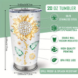 20oz Sisters Tumblers - Funny Coffee Mugs for Sisters - Unique Birthday & Christmas Gift Ideas for Little or Big Sister - Durable, BPA-Free, Dishwasher Safe Cups & Mugs