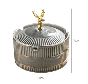 Fashion Creative Personality Coffee Table Decoration Ceramic Ashtray