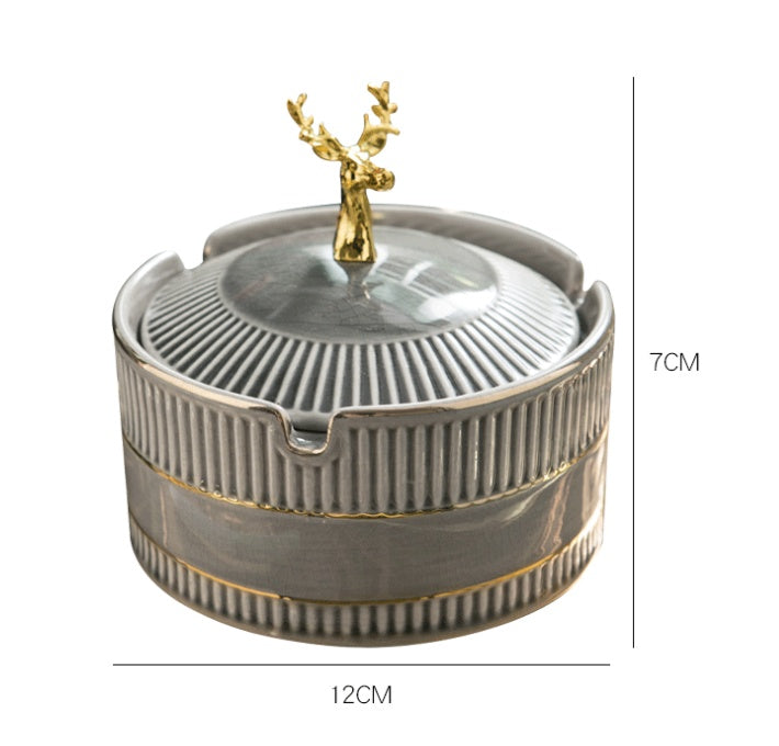 Fashion Creative Personality Coffee Table Decoration Ceramic Ashtray