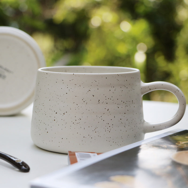 Ceramic large capacity coffee cup
