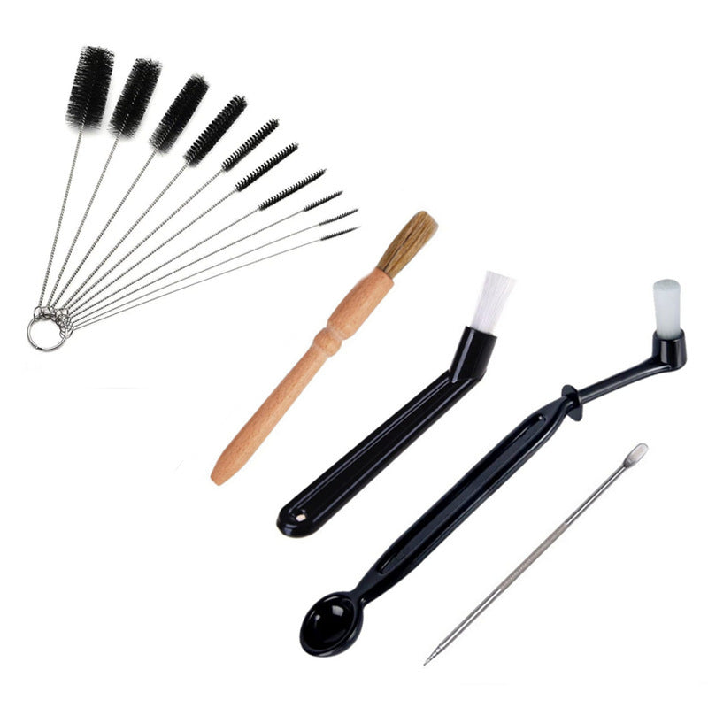 Coffee Machine Cleaning Brush Grinder Wooden
