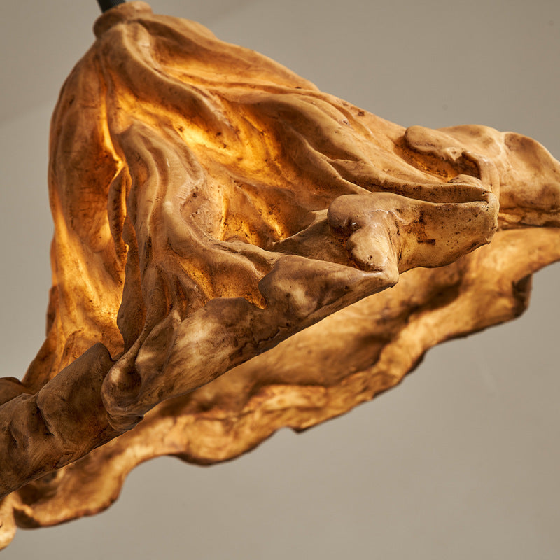 Lotus Leaf Retro Japanese Style Bed Head Restaurant Decoration Small Droplight