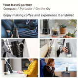 Biolomix Portable Coffee Machine - Hand-Press Espresso Maker with 3-in-1 Functionality, Compact Travel & Picnic Coffee Maker, Durable Plastic, No Electricity Needed, Portable Coffee Maker, Picnic Coffee Equipment, Modern Coff