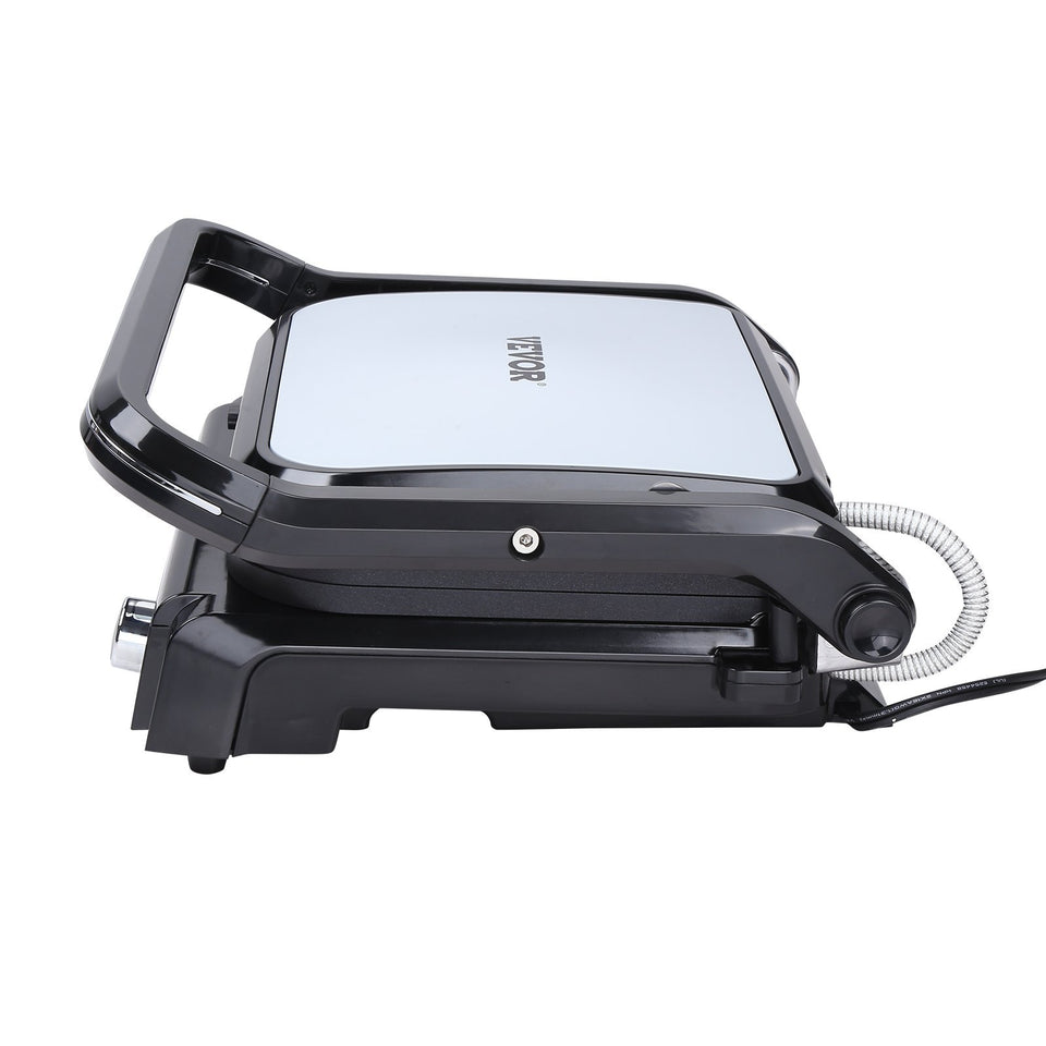 VEVOR 7 IN 1 Commercial Electric Griddle,  1800W Indoor Countertop Grill, Stainless Steel Restaurant Teppanyaki Grill With Non Stick Iron Cooking Plate,  Adjustable Temp Control 110V