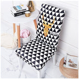 Floral Printing Spandex Chair Cover Stretch Elastic Dining Seat Cover for Wedding Banquet Restaurant Hotel Anti-dirty Removable
