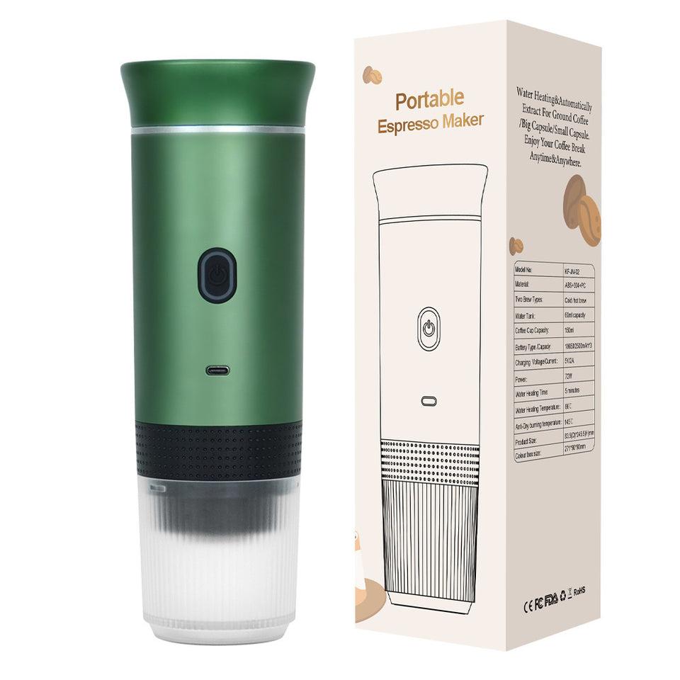 Self-heating Espresso Car Coffee Machine