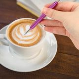 Coffee Garland Pin Stainless Steel Color