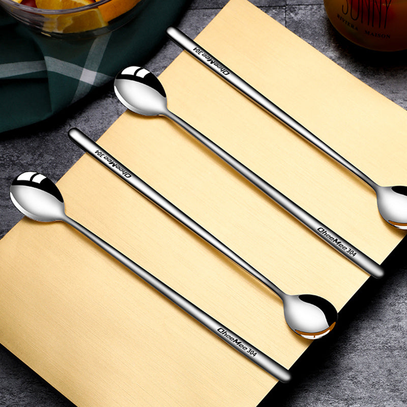 Lengthened Coffee Dessert Creative Stainless Steel Ice Scoop