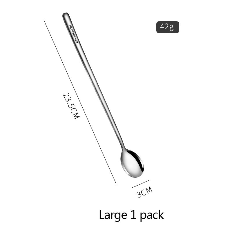 Lengthened Coffee Dessert Creative Stainless Steel Ice Scoop