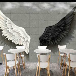 Photo Background Wall Restaurant Bar Net Red Milk Tea Shop Wallpaper