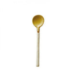 Colored Stoneware Coffee Stirring Spoon Dessert Ice Cream Flavored Yogurt Spoon