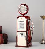 Retro Gas Station Design Music Box Hand Crank Bar Restaurant Home Decoration