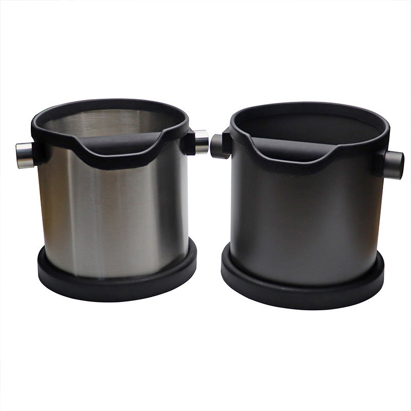 Stainless steel coffee grounds bucket