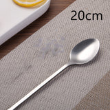 Lengthened Coffee Dessert Creative Stainless Steel Ice Scoop