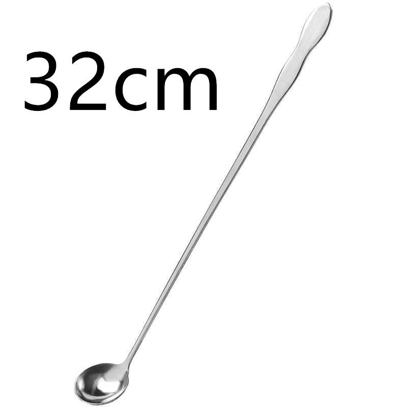 Lengthened Coffee Dessert Creative Stainless Steel Ice Scoop