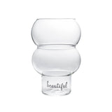 Tableware Round Pudding Glass Elliptical Milkshake Cup Coffee Dessert Cups Ice Cream