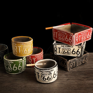 Nordic Retro Personality Trend Ashtray Creative Living Room Home Fashion European Big Coffee Table Ashtray Bar Ktv