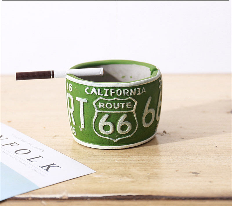 Nordic Retro Personality Trend Ashtray Creative Living Room Home Fashion European Big Coffee Table Ashtray Bar Ktv