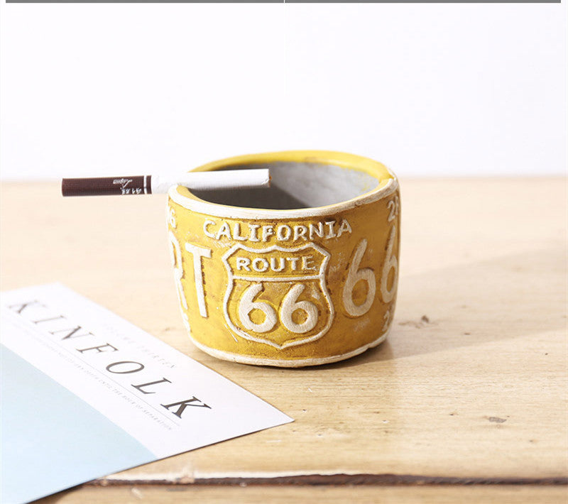 Nordic Retro Personality Trend Ashtray Creative Living Room Home Fashion European Big Coffee Table Ashtray Bar Ktv