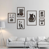 Kitten Photo Frame 3D Three-dimensional Clothing Milk Tea Shop Customer