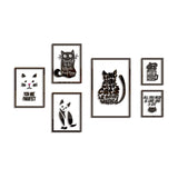 Kitten Photo Frame 3D Three-dimensional Clothing Milk Tea Shop Customer