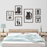 Kitten Photo Frame 3D Three-dimensional Clothing Milk Tea Shop Customer