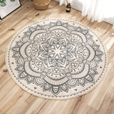 Ethnic Style Home Living Room Coffee Table Printed Floor Mats Bedroom Study Carpet