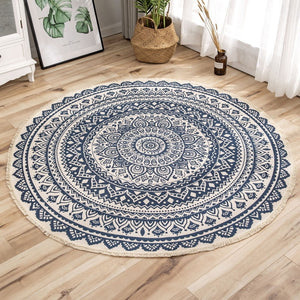 Ethnic Style Home Living Room Coffee Table Printed Floor Mats Bedroom Study Carpet