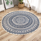 Ethnic Style Home Living Room Coffee Table Printed Floor Mats Bedroom Study Carpet