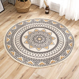 Ethnic Style Home Living Room Coffee Table Printed Floor Mats Bedroom Study Carpet