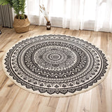 Ethnic Style Home Living Room Coffee Table Printed Floor Mats Bedroom Study Carpet