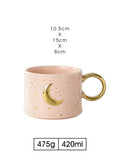 Empty Cup Couple Pair Cup Mug Ceramic Water Cup Drinking Cup Home Milk Coffee Cup