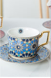 Coffee cup and saucer set home afternoon tea exquisite cup