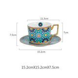 Coffee cup and saucer set home afternoon tea exquisite cup
