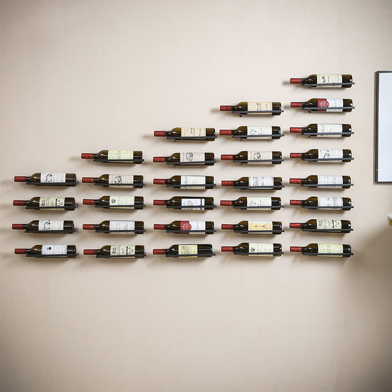Wall Display Rack, Personalized Restaurant Wall-mounted Home Wine Rack, Foreign Wine Rack