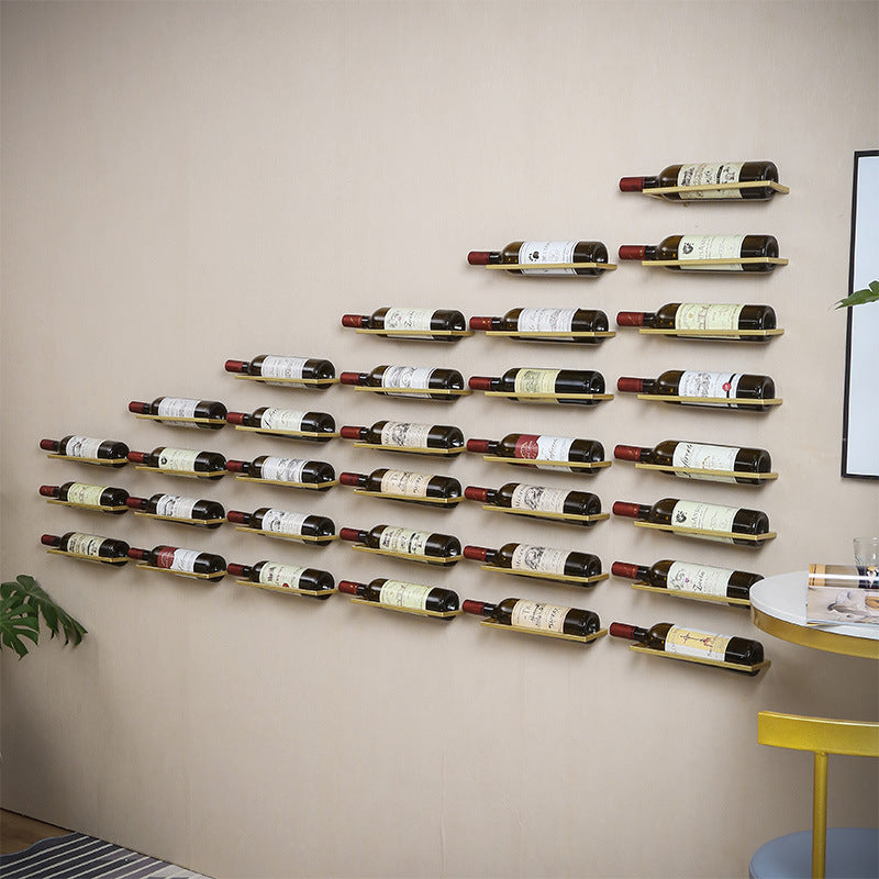 Wall Display Rack, Personalized Restaurant Wall-mounted Home Wine Rack, Foreign Wine Rack
