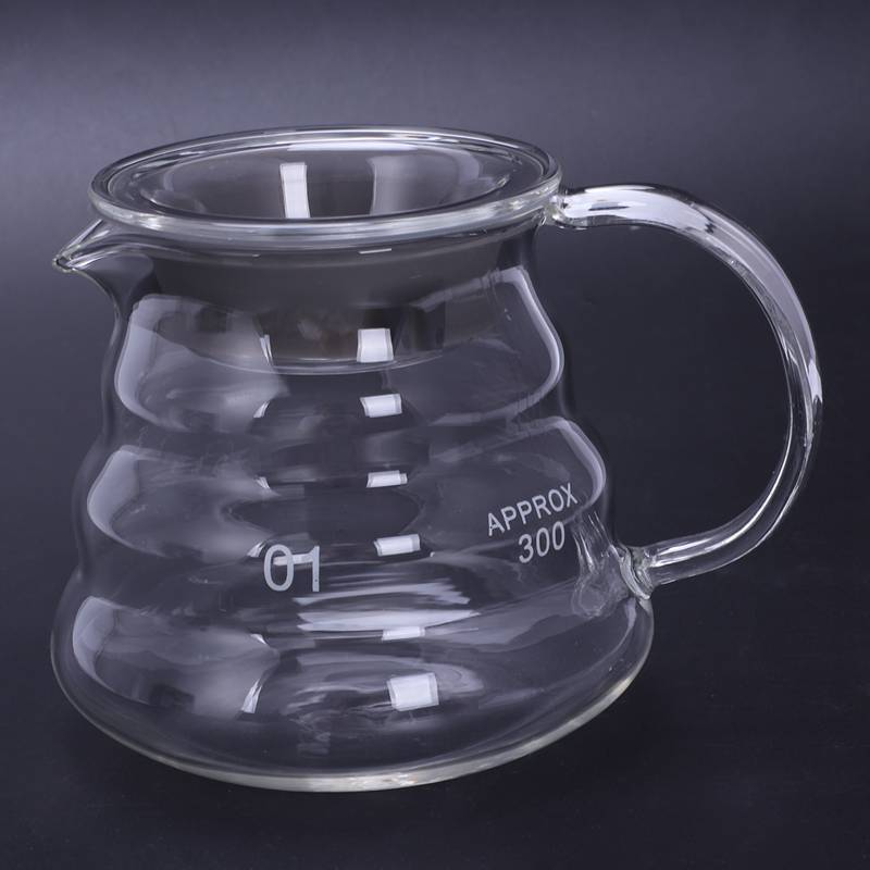 V60 Pour Over Glass Range Coffee Server Carafe Drip Coffee