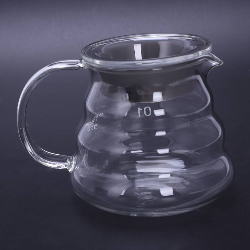 V60 Pour Over Glass Range Coffee Server Carafe Drip Coffee