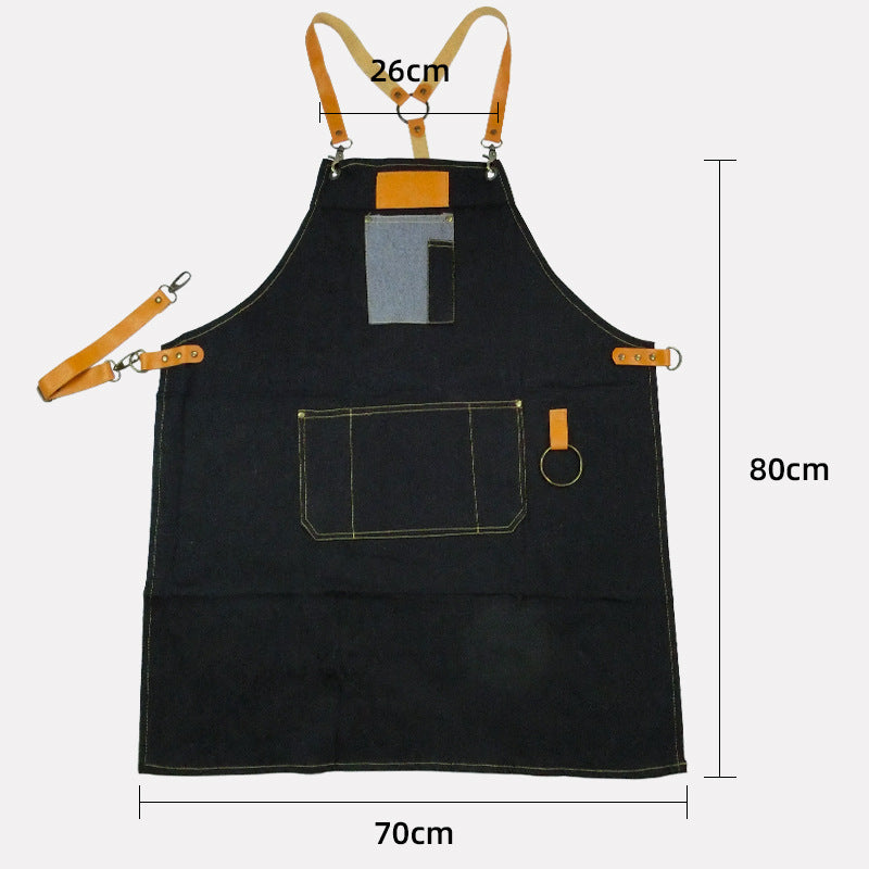 Milk tea shop barista roaster kitchen painting art student catering overalls