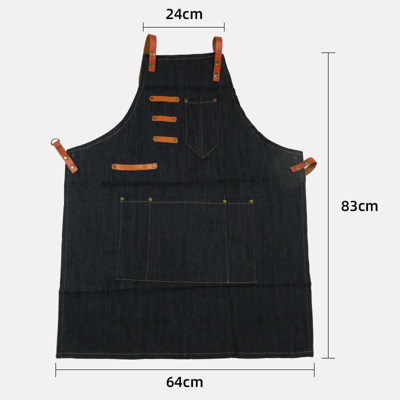 Milk tea shop barista roaster kitchen painting art student catering overalls