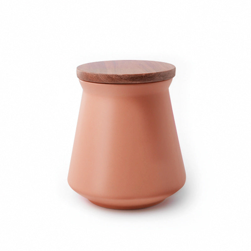 Ceramic Storage Jars, Whole Grains, Tea, Coffee, Food, Kitchen Storage Bottle With Lid