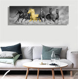 Decorative Painting Animal Restaurant Horizontal Print Bedroom Bedside Painting Horse Hanging Painting