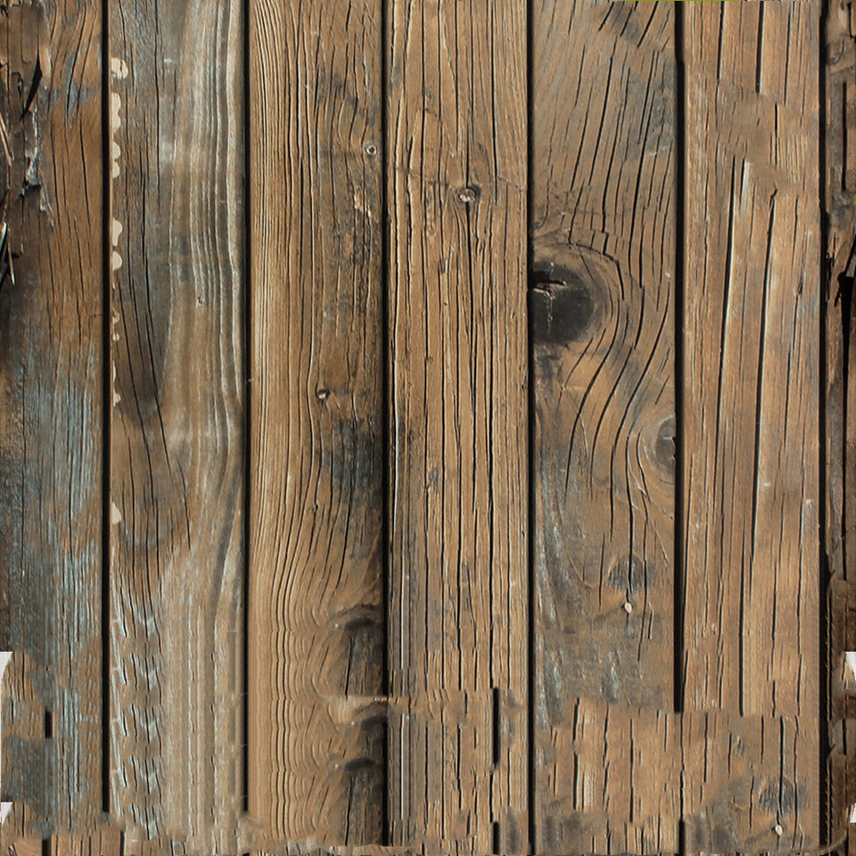 Retro 3D Stereo Simulation Wood Board Wood Grain Sticker Self-Adhesive Imitation Wood Wall Sticker Restaurant Hotel Window Background Wall Paper