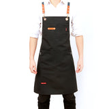 Denim Apron Chinese Restaurant Barber Florist Male And Female Work Clothes Coffee Shop