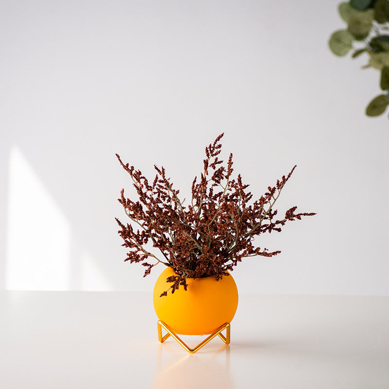 Coffee Table Fake Floral Nordic Home Furnishings