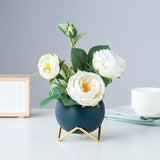 Coffee Table Fake Floral Nordic Home Furnishings