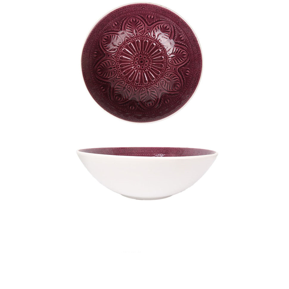 Creative Ceramic Retro Big Soup Bowl Household Large Pickled Cabbage Fish Bowl Restaurant Super Large Lobster Bowl Ice Cracked Bowl Tableware