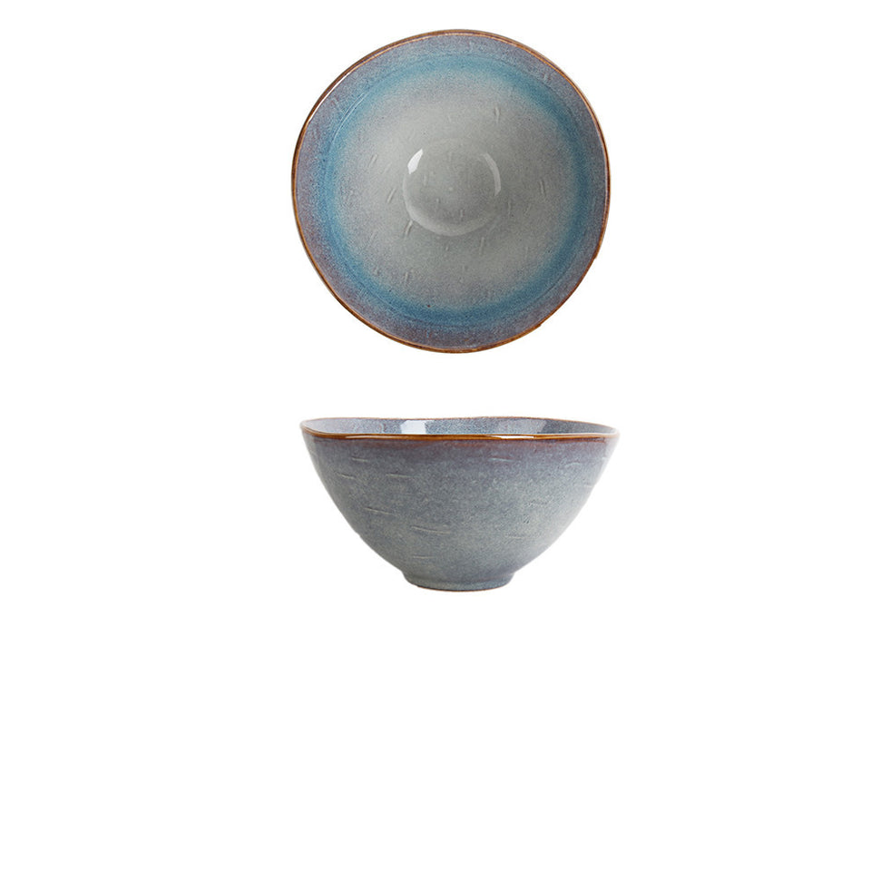 Creative Ceramic Retro Big Soup Bowl Household Large Pickled Cabbage Fish Bowl Restaurant Super Large Lobster Bowl Ice Cracked Bowl Tableware