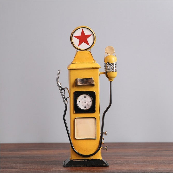 Decoration Coffee Shop Bar Decoration Fuel Dispenser Piggy Bank Tin Post Box Piggy Bank Model